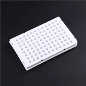 Pigios 0,2 ml 200 UL 96 šulinių PGR plokštės permatomos ne sijono gamyklos tiesiogiai parduodamos laboratorijos reikmenys aliuminio sandarinimo plėvelės, skirtos PCR plokštėms