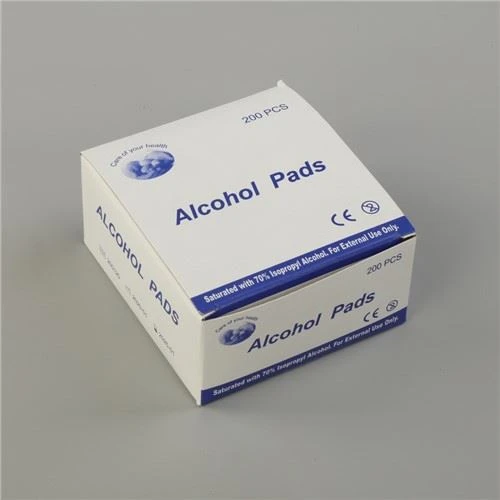 Vienkartinis sterilus 70% izopropilo alkoholio padas